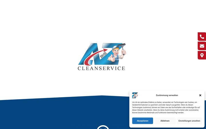 Screenshot of az-cleanservice.de