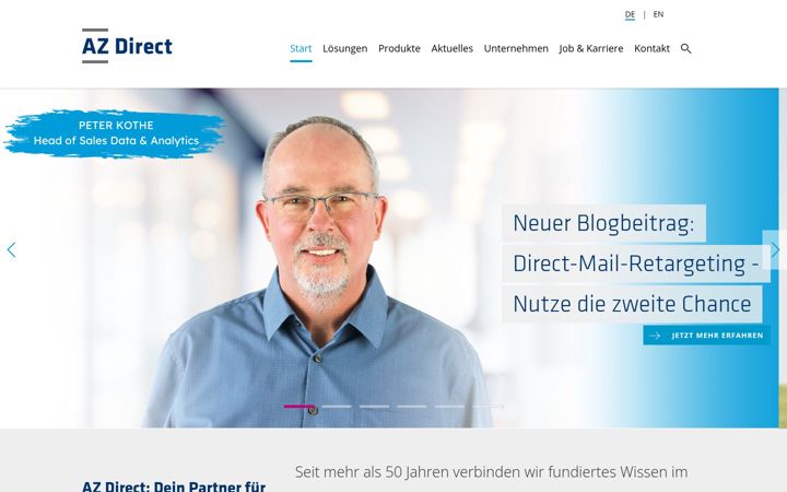 Screenshot of az-direct.com