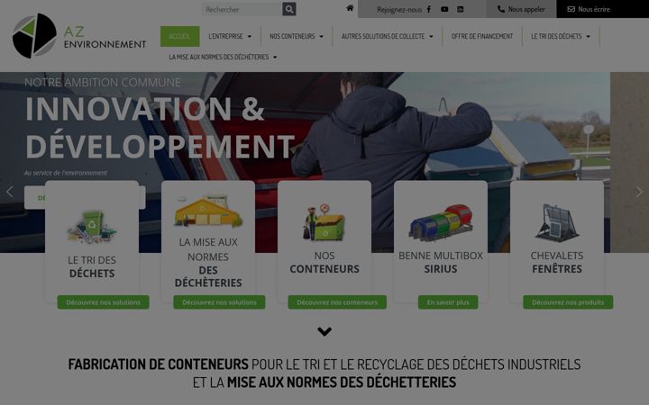 Snímek obrazovky az-environnement.fr