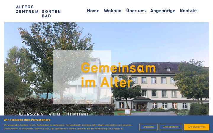 Skærmbillede af az-gontenbad.ch
