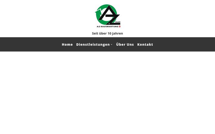 Screenshot di az-hauswartung.ch