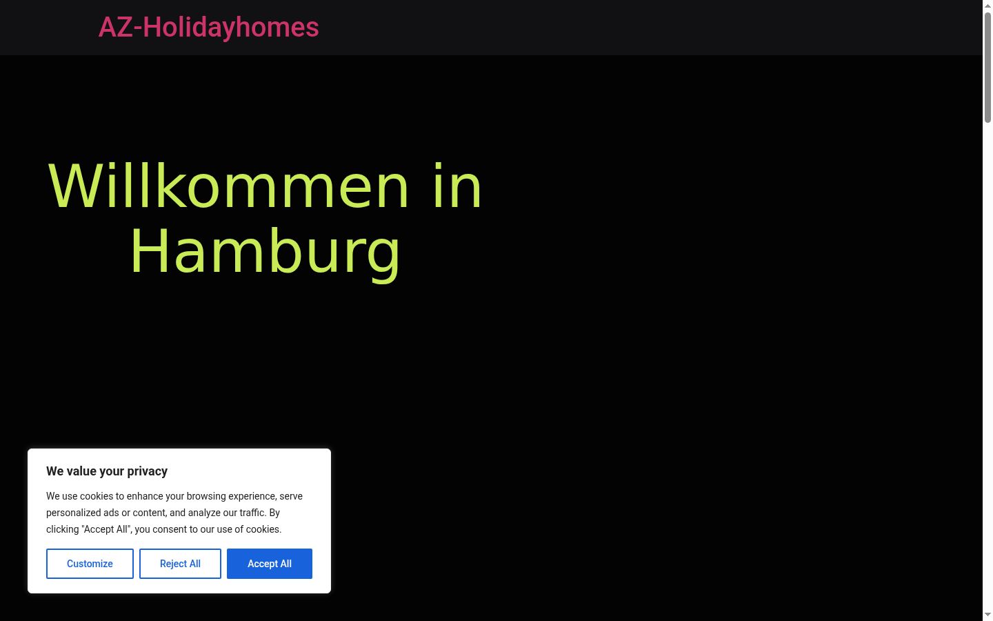 Screenshot tal-banner tal-kunsens muri qabel kwalunkwe interazzjoni