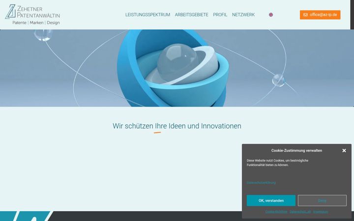 Screenshot of az-ip.de