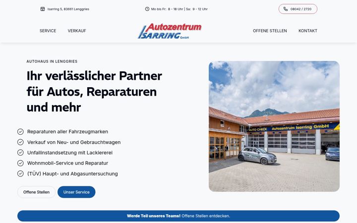 Screenshot of az-isarring.de
