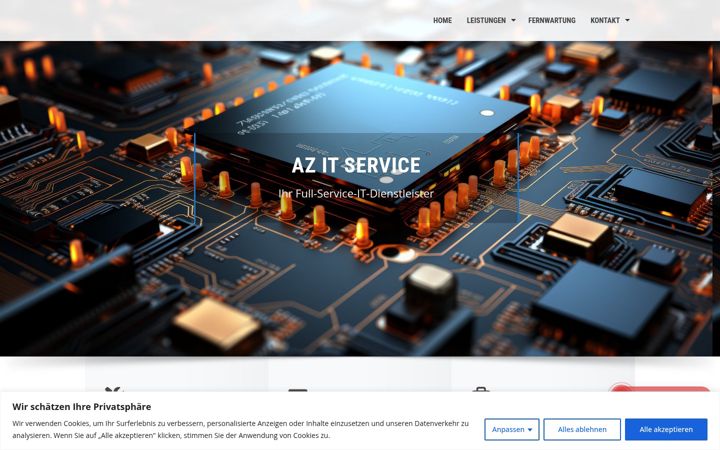 Screenshot of az-it-service.de