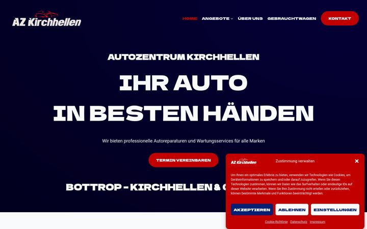 Ekraanipilt saidist az-kirchhellen.de