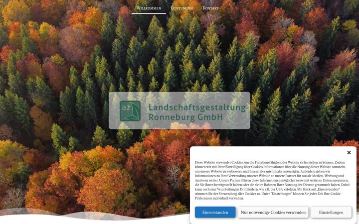 Ekraanipilt saidist az-landschaftsgestaltung-rbg.de