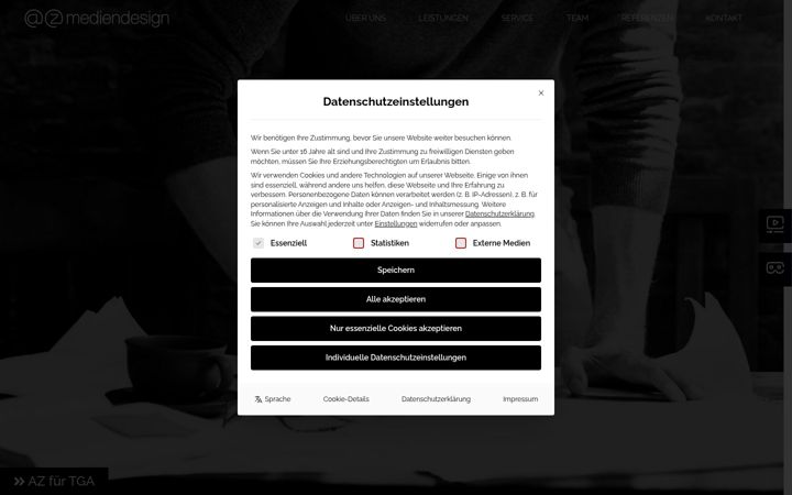 Screenshot of az-mediendesign.de