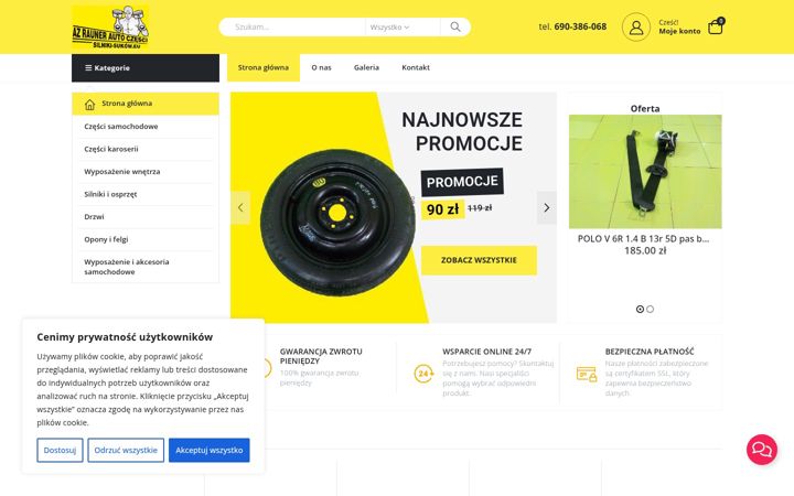 Screenshot of az-silniki.pl