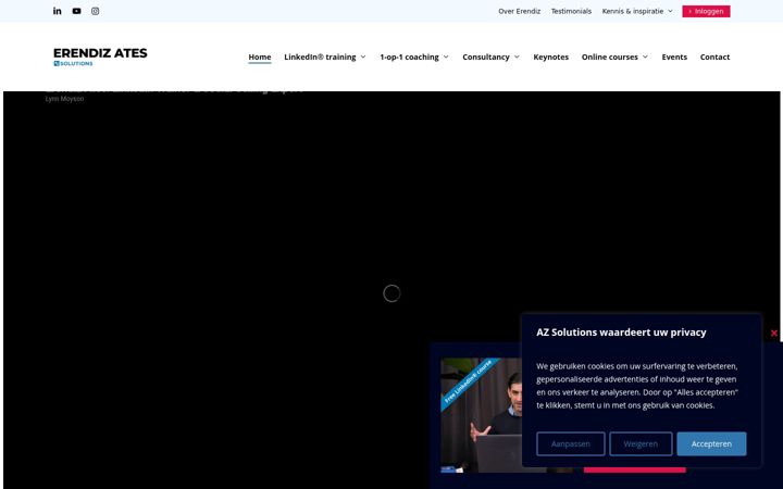 Екранна снимка на az-solutions.be