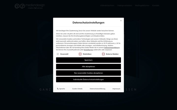 Screenshot of az-videocard.de
