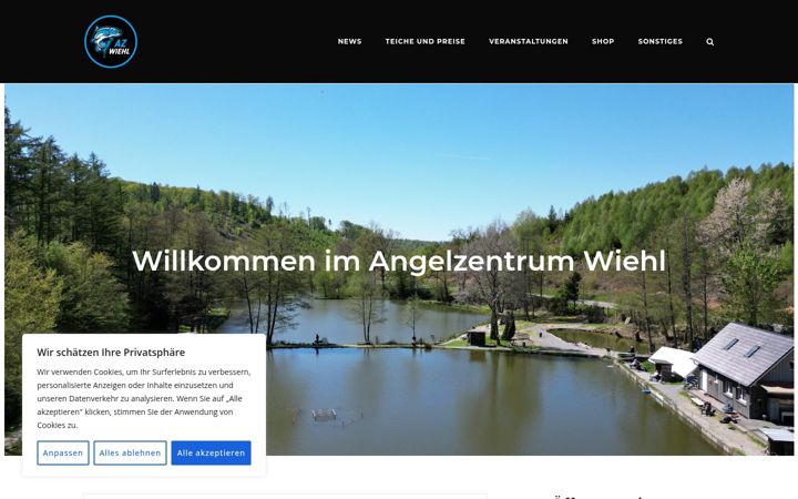 Ekraanipilt saidist az-wiehl.de