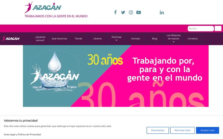 Screenshot von azacan.org