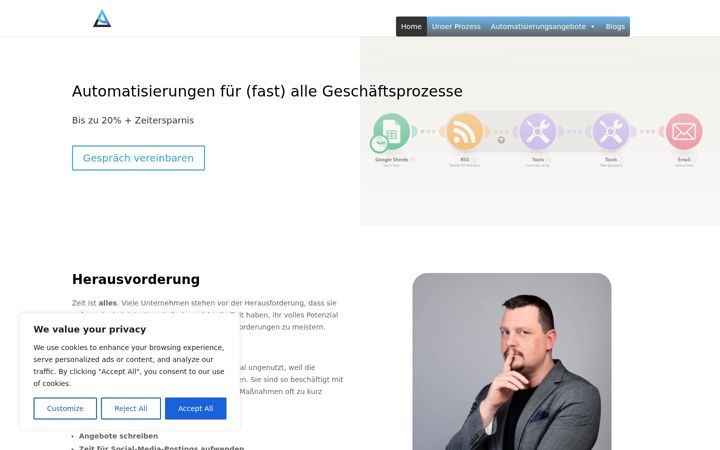 Screenshot of azack.de