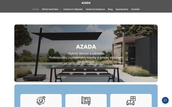 Screenshot of azada.cz