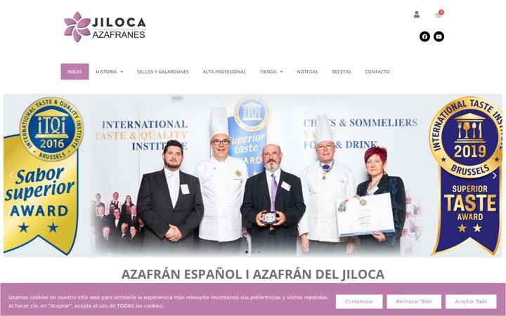 Screenshot of azafranesjiloca.com