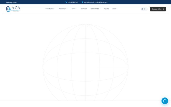 Screenshot of azaglobal.nl