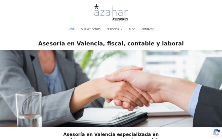 Screenshot of azaharasesores.es