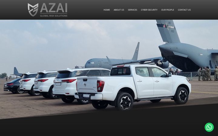 Screenshot of azaiglobalrisk.com