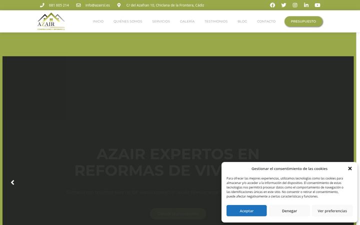 Screenshot of azairsl.es
