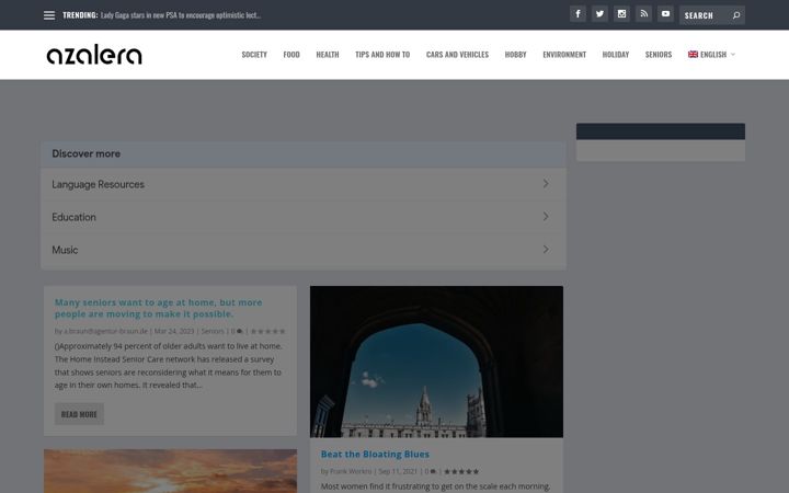 Screenshot of azalera.com