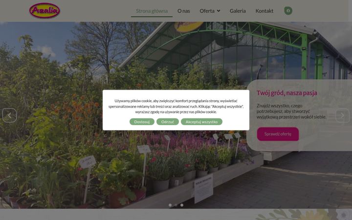 Screenshot of azaliaogrodniczy.pl