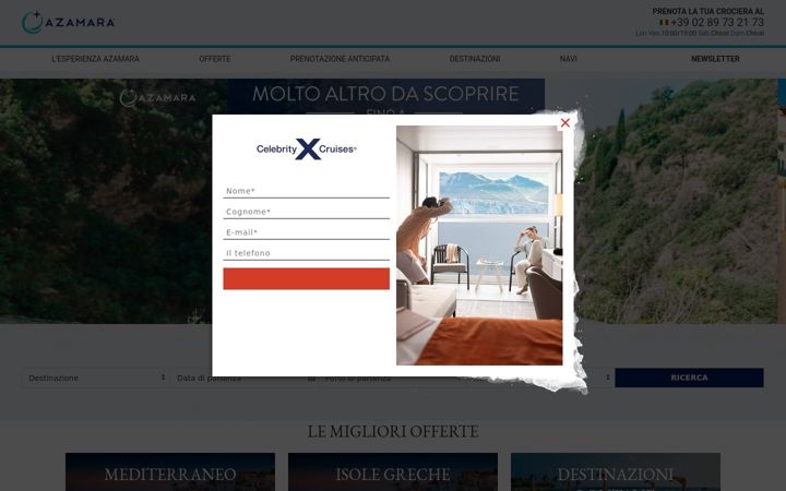Screenshot of azamaraitalia.it