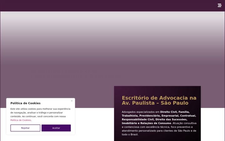 Screenshot of azambujaejacintoadv.com.br