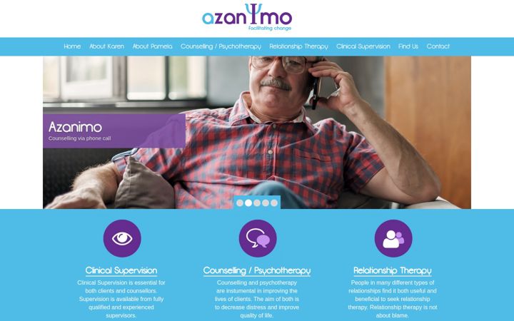 Screenshot of azanimo.co.uk