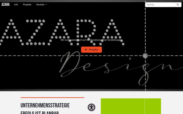 Screenshot of azara.de