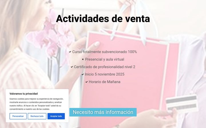 Screenshot of azarbeformacion.com
