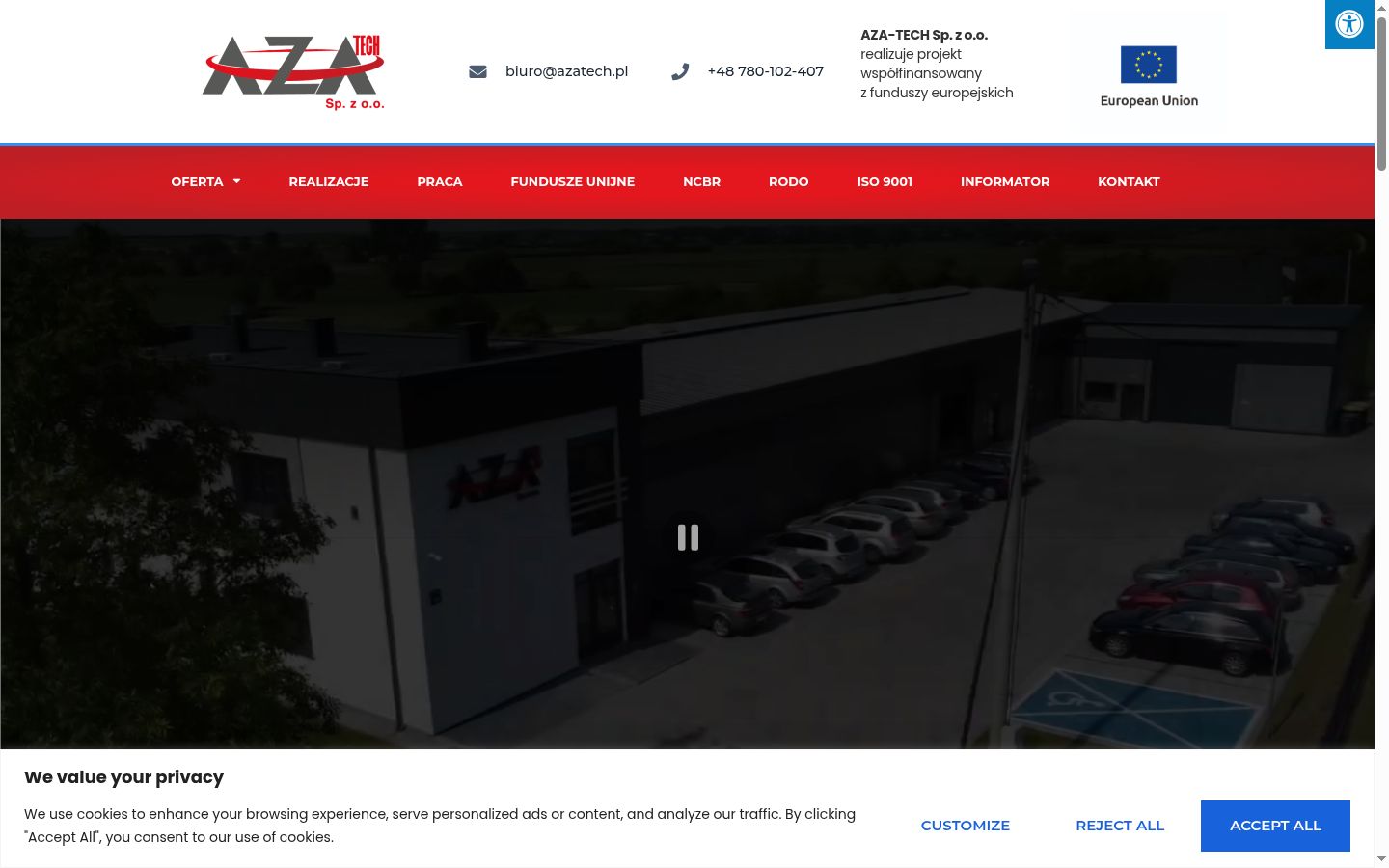 Screenshot tal-banner tal-kunsens muri qabel kwalunkwe interazzjoni