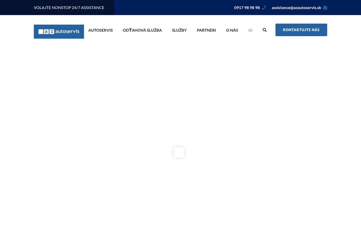 Screenshot of azautoservis.sk
