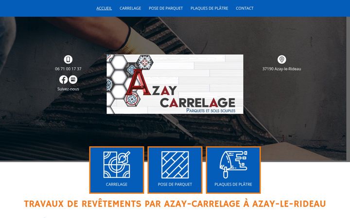 Screenshot of azay-carrelage.fr