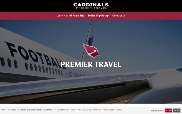 Screenshot of azcardstravel.com