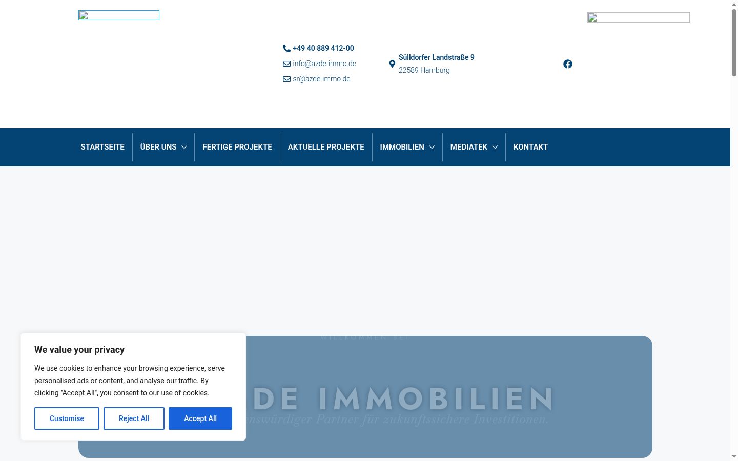 Screenshot tal-banner tal-kunsens muri qabel kwalunkwe interazzjoni