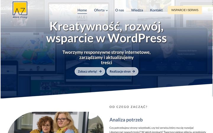 Screenshot of azdobrestrony.pl