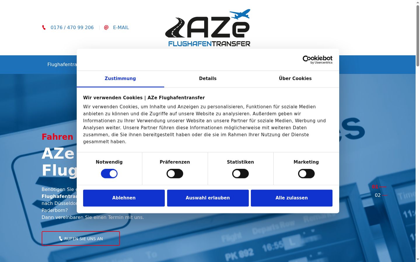 Képernyőkép a bármilyen interakció előtt megjelenő hozzájárulási bannerről