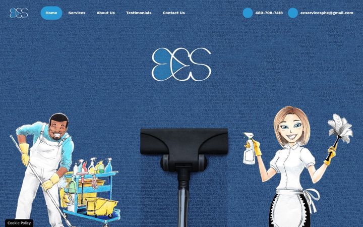 Screenshot of azecservices.com