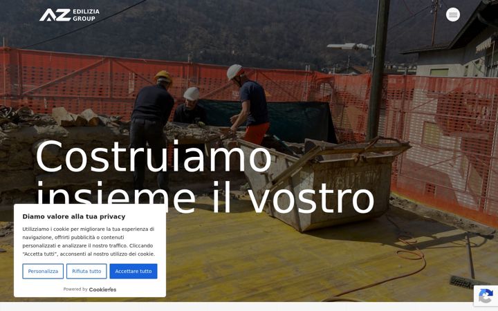 Screenshot of azedilizia.ch