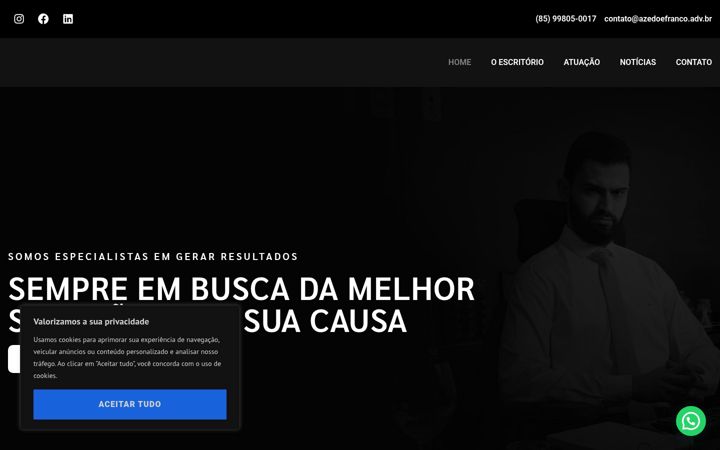 Zrzut ekranu azedoefranco.adv.br