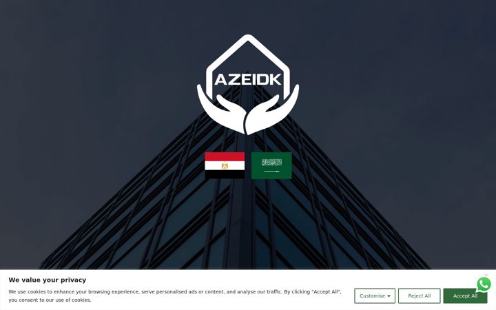 Screenshot of azeidk.com