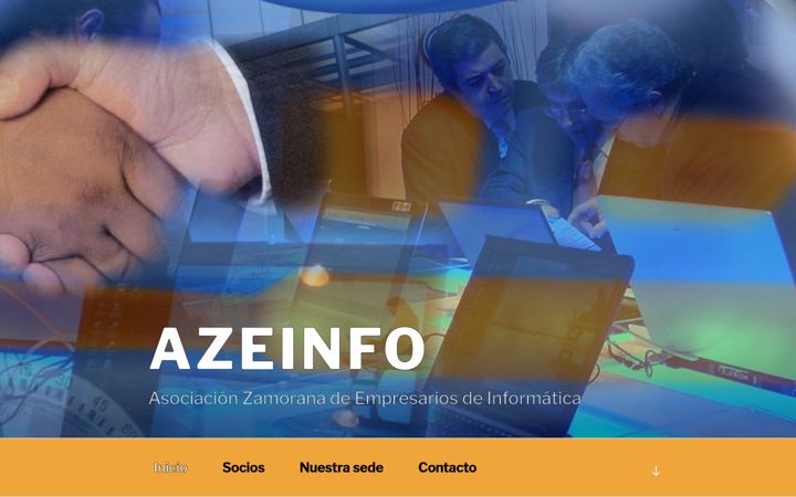 Screenshot of azeinfo.es