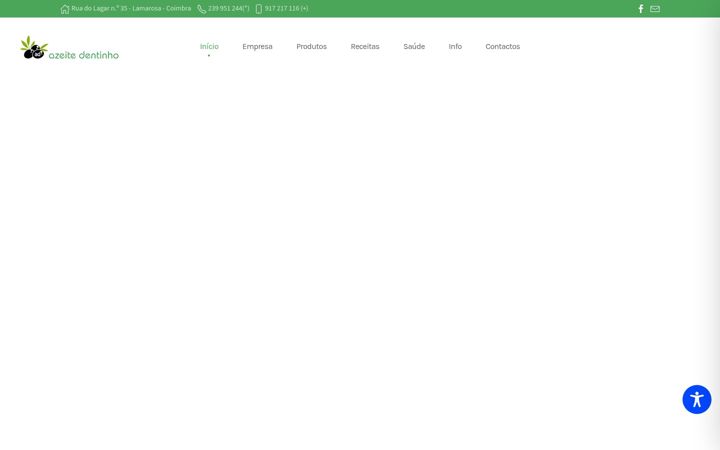 Screenshot of azeitedentinho.com
