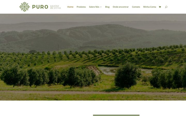 Zrzut ekranu azeitepuro.com.br