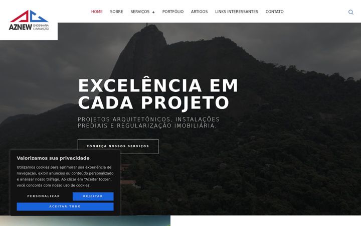 Zrzut ekranu azenil.com.br