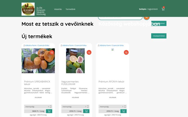 Screenshot of azenkosaram.hu