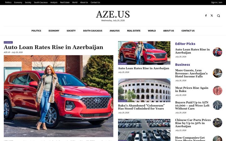 Screenshot of azerbaijan.us