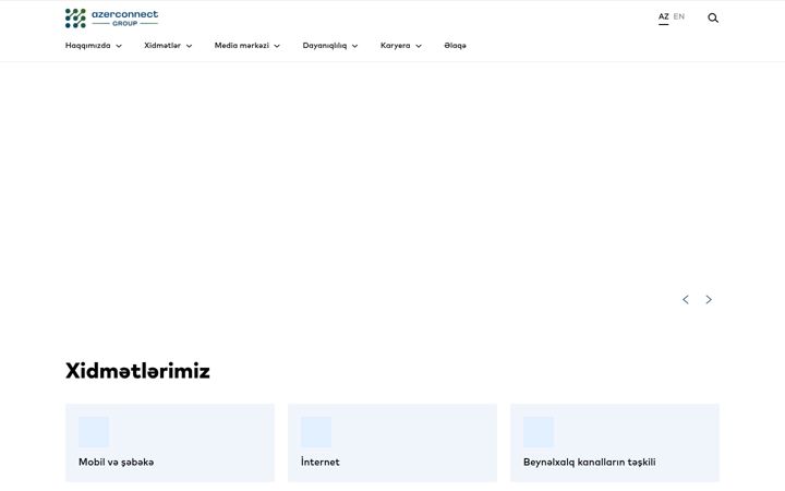 Screenshot of azerconnect.az