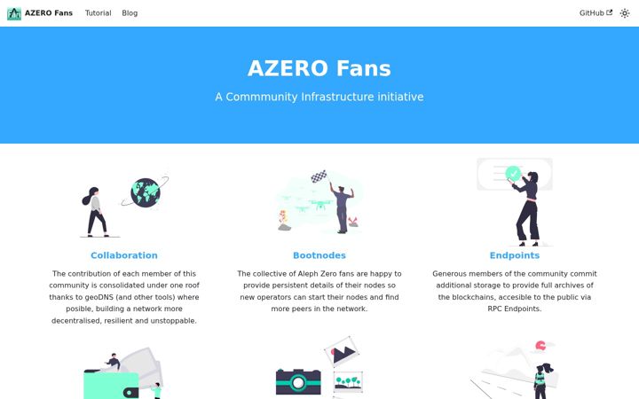 Screenshot of azero.fans